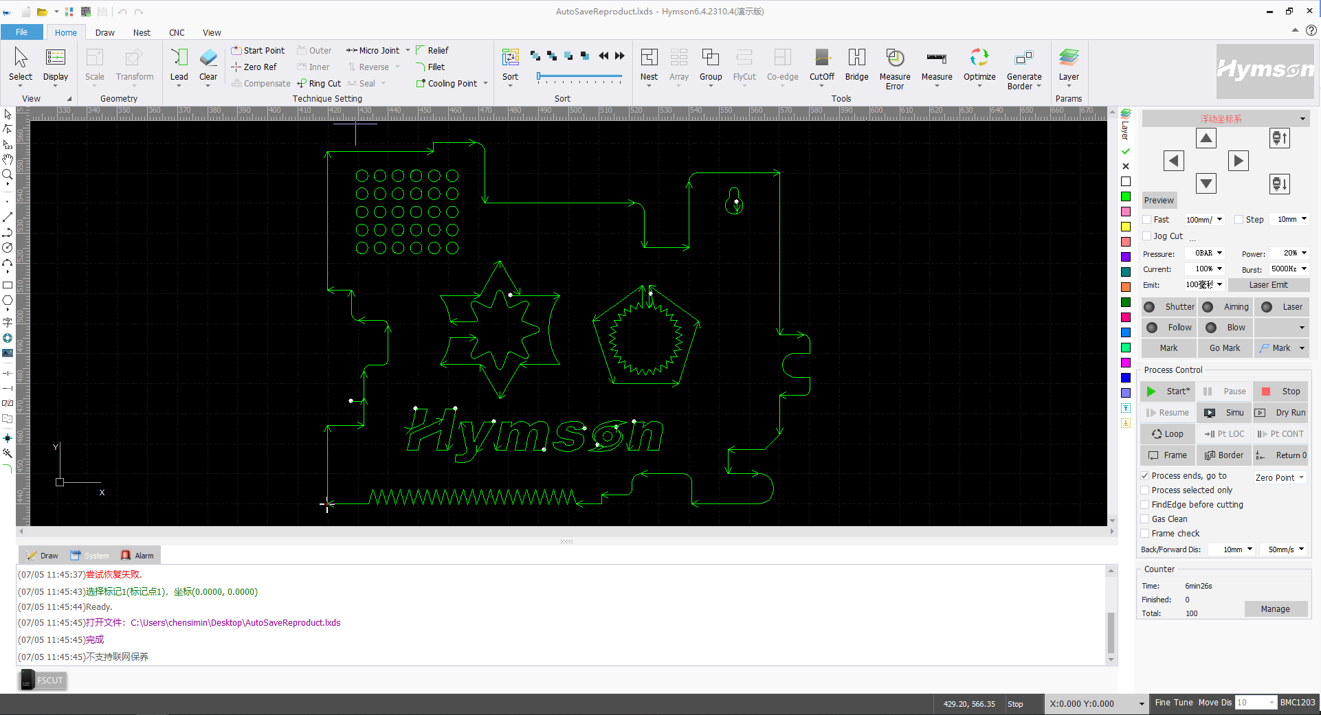 เครื่องตัดเลเซอร์ CNC